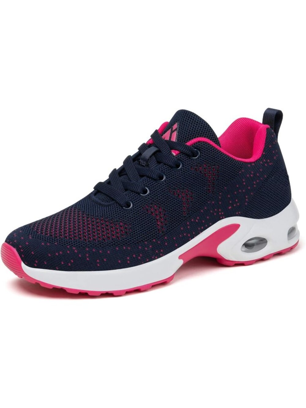 Women's Dark Purple Air Cushion Running Athletic Mesh Sneakers Basketball Shoes